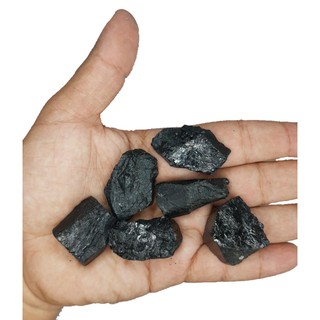 10 Unidades De Pedra Bruta Turmalina Negra Natural (3)