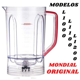 Copo Liquidificador Mondial Turbo L1000 L1100 L1200 Vermelho - Original