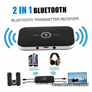 Adaptador Transmissor E Receptor Sem Fio Bluetooth 2em1 A2Dp Para Tv / Casa / Adaptador De Áudio Estéreo