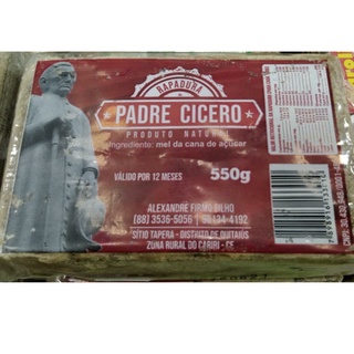 Rapadura Padre Cicero 550G