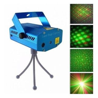 Mini Laser Stage Lighting Projetor Holográfico luz laser festa