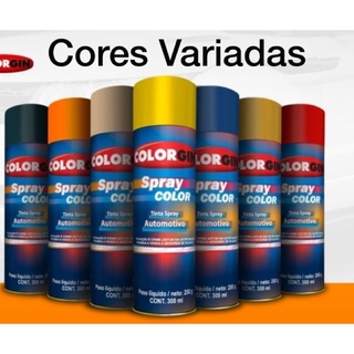 Tinta Spray Automotivo Colorgin 300ml diversas cores