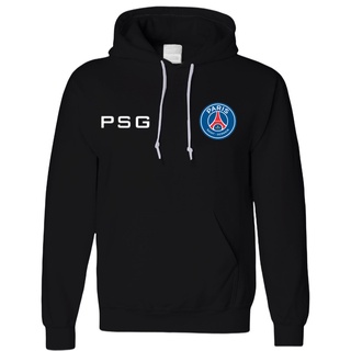 Blusa de frio Plus Size moletom personalizado PSG time Futebol Europa com estampa canguru unissex tamanho G1 G2 G3