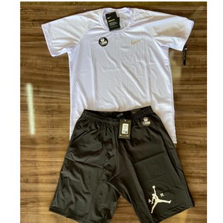 Kit camisa Nike Dri-fit Refletiva+ Bermuda Air Jordan* PROMOÇÃO *