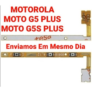 Cabo Flex Power e Volume MOTOROLA MOTO G5 PLUS / G5S PLUS Pronta Entrega