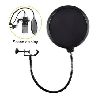 Pop Filter Para Microfone Condensador Anti Puff Studio Gravação Voz Limpa