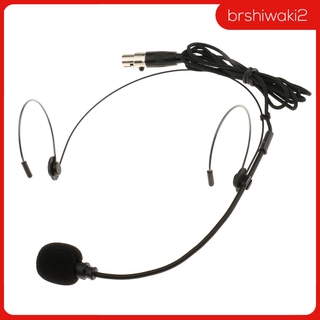 Brshiwaki2 Gancho De Orelha Duplo Jy-528 4pin 3pin Xlr 3.5mm Com Fio Headset Megaphones Microfone