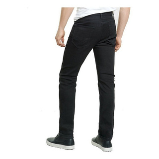 Calça Jeans Skinny Masculina Lycra Fit cor preta
