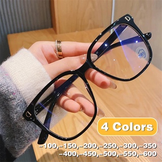 Óculos Femininos De Miopia Azul/Armação Oversize/Da Moda