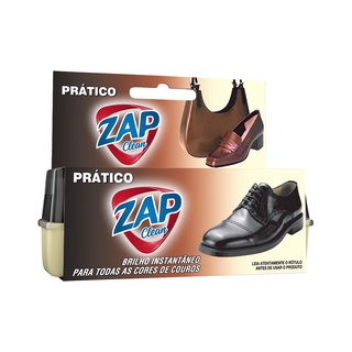 Esponja Zap Clean Brilho Instantâneo para Couro, Sapatos e Bolsas (1)