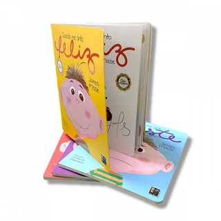 Livro Infantil Coleção Sentimentos e Emoções Cartonados Pé da Letra