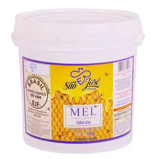 Mel puro balde 5kg Florada Silvestre - mel de abelha
