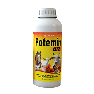 Suplemento Vitaminico e Mineral Oral Potemin B12 (Similar Potenay) 1 Litro