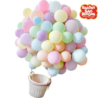 Balões Candy Colors - 5, 7, 9 e 11 polegadas - São Roque - pacote 25 unidades