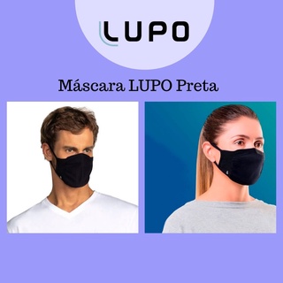 Máscara Adulto Kit Com 2 LUPO Original