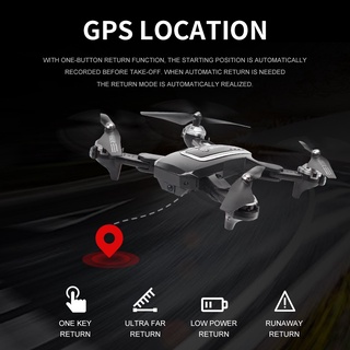 Novo Drone GPS Quadcopter HJ38 Follow Me WiFi Helicóptero Quadcopter 4K Drone de Câmera Dobrável Altitude Segure Drone RC com Câmera HD FPV 120 ° Câmera grande angular + V-Sign + Gesture Vídeo / Fotografia Brinquedo drone SERENDIPITY02 (8)