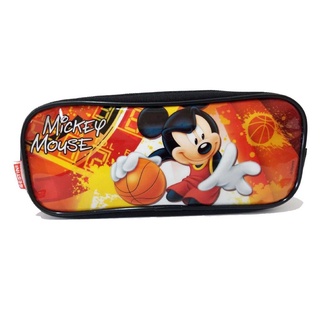 Estojo Duplo Mickey Mouse Basquete Porta Lapis Infantil