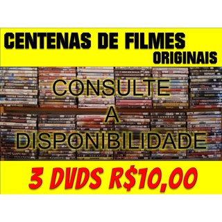 DVDs FILMES ORIGINAIS DE LOCADORA - Leia o Anúncio e Veja a disponibilidade