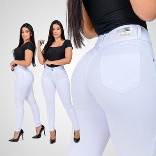 Calça Jeans Branca alta Linha Premium 36 ao 46