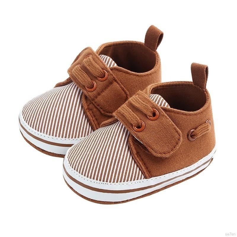 Se7En Sapato Infantil Listrado Confortável Antiderrapante Para Bebê (3)