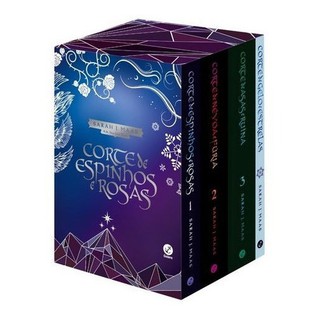 (NOVO) Box de Livros Corte de Espinhos e Rosas, ACOTAR, Sarah J Maas, 4 livros, Presente (4)