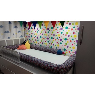 Protetor para cama infantil / Protetor infantil / Protetor cama montessoriana / Lápis (4)