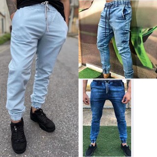 Calças Jeans Masculina Jogger Com Punho Elastico da fabrica Promoção (4)