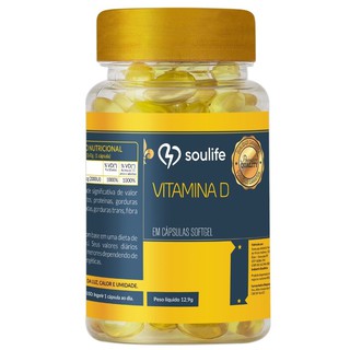 Vitamina D Premium - Fortalecimento dos ossos e sistema imunológico - Soulife