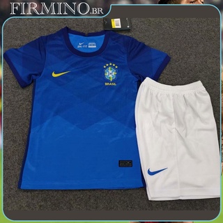 2020 Camisa Brasil Infantil de Futebol Kit
