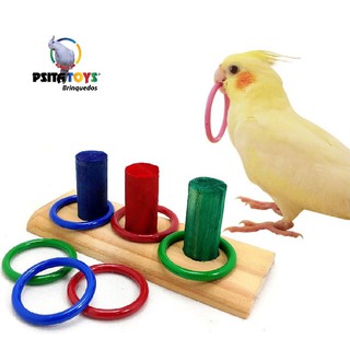 Brinquedo Interativo Calopsita Agapornis e Aves Pets em Geral - Psitatoys