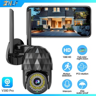 2nlf ® 46LEDs Câmera De Segurança IP Sem Fio Wi-Fi IR PTZ Speed Dome Camera Visão Noturna Colorida