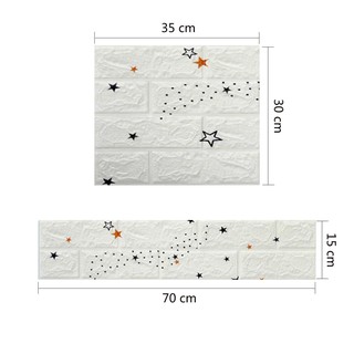 Papel de parede 3D papel de parede infantil Adesivo de parede quarto papel de parede tijolinho Decoração de parede (5)