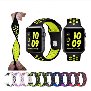 Apple Watch/Pulseira De Silicone Para Esportes Respir Vel / Pulseira Nike 5 / 4 / 3 / 2 / 1 42 / 38 mm