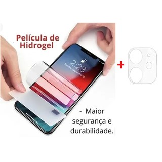 Pelicula Iphone 11 + brinde pelicula camera Hidrogel Proteção Total
