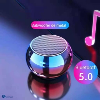 Mini Caixa De Som Bluetooth 5.0 Tws Metal Mini Speaker Amplificada 3w - AL-2022 PRONTO ENTREGA