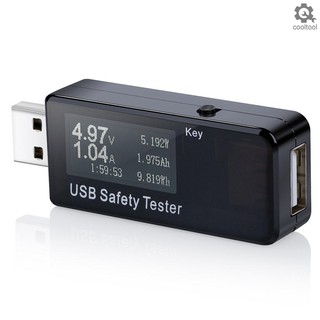 C&T USB Digital Tester Current Voltage Monitor DC 5.1A 30V Amp Voltage Meter Test Speed of Chargers Cables Capacity of P