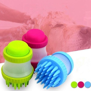 Escova Pente Para Pets Massagem Silicone Cleaning Device The Gentle Dog Washer