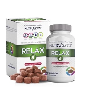 Suplemento Nutrafases Relax 60tablet Cães Ansiedade/estresse