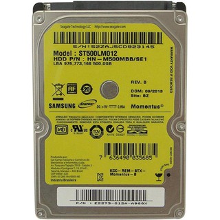 HD Notebook 2.5" - 500GB - SEMINOVO (3)