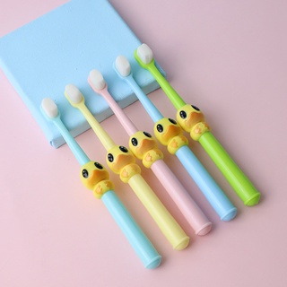 Little Yellow Duck Children's Toothbrush 1-12 Years Old Infant Soft Hair Brush Head Splitting Toothbrush (2)