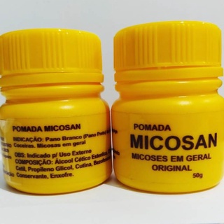 6 pomada micosan manchas em geral + 6 sabonete micosan barra + 1 sabonete liquido micosan limpeza profunda