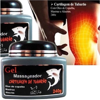 1 Unidade Gel Massageador Cartilagem Tubarão San Jully 240g - Promoção (2)