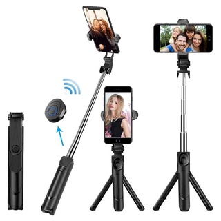 Bastão Tripé Mini 360o Pau De Selfie Bluetooth 3 em 1 Celular Kit Gravação Youtuber