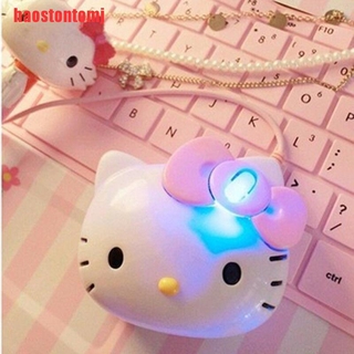 [haostontomj] 3D Hello Kitty Mouse Com Fio USB 2.0 Pro Ratos Ópticos Para Computador PC (1)