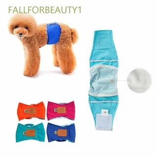 Fallforbeauty1 Calcinha De Fralda Sanitária Masculina De Algodão Para Cachorro Masculino