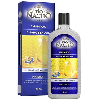 Shampoo Tio nacho engrossador mais volume geléia real careca