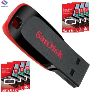 Sandisk Pen Drive 4 / 8 / 16 / 32 / 64 / 128 Gb Usb 2.0 Flash Drive Pendrive / Cz50 Pendrives