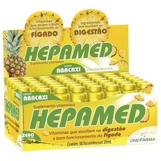 Hepamed C/48 disfunção hepática indigestão ressaca de festa