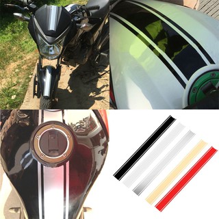 DIY Etiqueta Da Motocicleta Placa Do Tanque De Combustível Adesivos Decoração Racer Stripe Pinstripe Decalque Filme