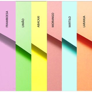 Papel Color Plus - Candy (cores pastéis) A4 180g - A4 - 60 folhas (1)